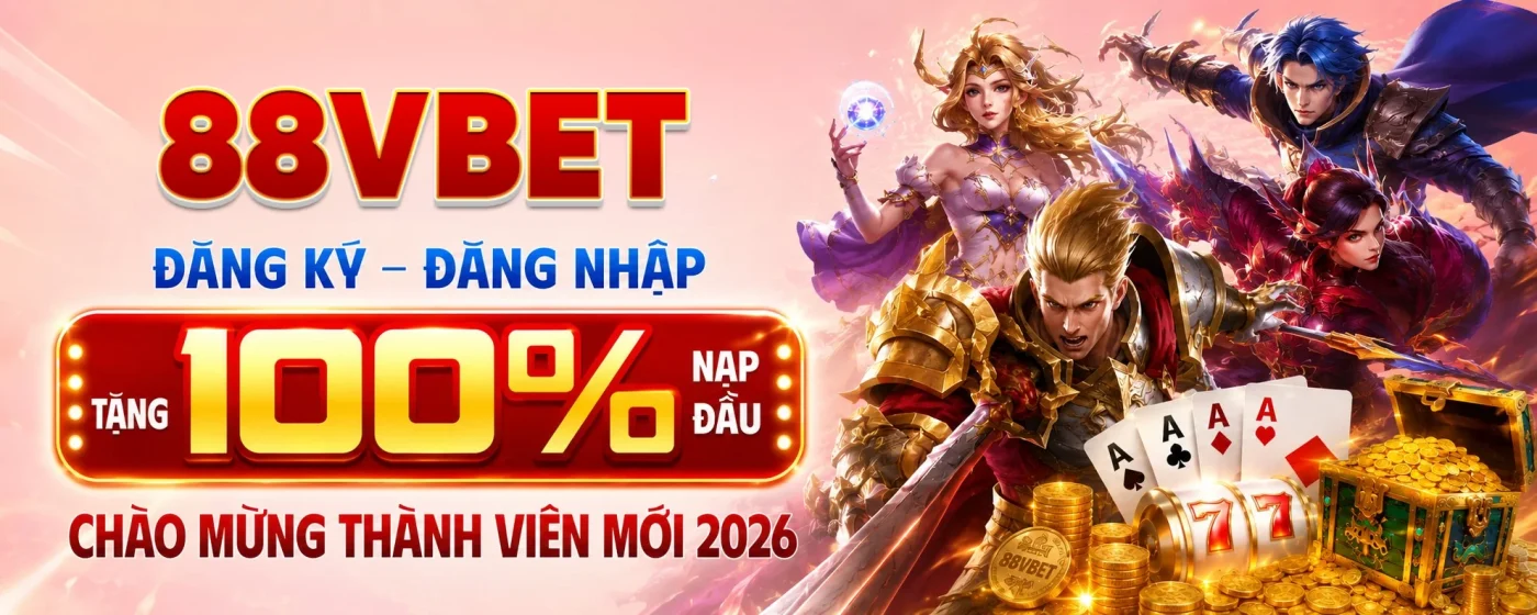 88Vbet đăng ký nhận ngay quà tặng